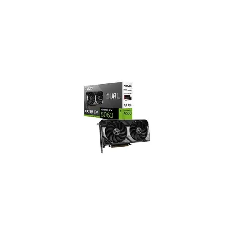 ASUS DUAL RTX5060 OC 8GB/128-bit GDDR7 HDMI 3xDP (90YV0N12-M0NA00)