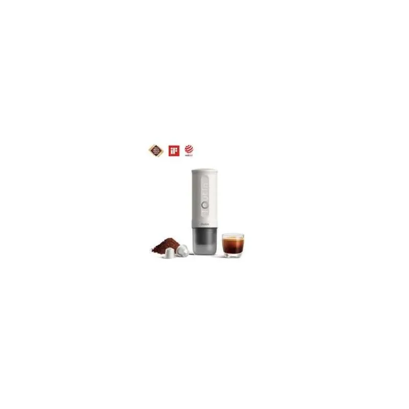 Outin Nano Prenosný espresso kávovar, farba perleťovo biela (OTEM-01-PW)