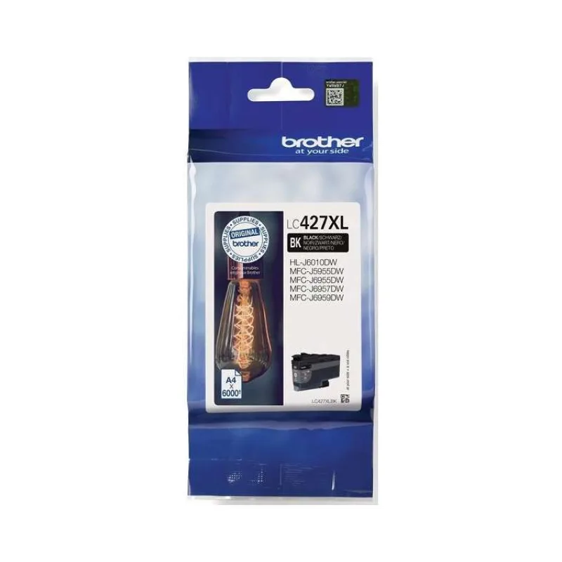 kazeta BROTHER LC-427XL Black MFC-J5955DW/MFC-J6955DW/MFC-J6957DW (6000 str.) (LC427XLBK)