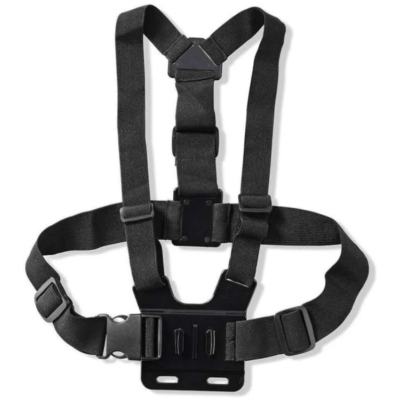 NEDIS sada pro montáž akční kamery s popruhem na hruď/ 400 × 400 × 360 mm/ ABS/ nylon/ černá (ACMK05)