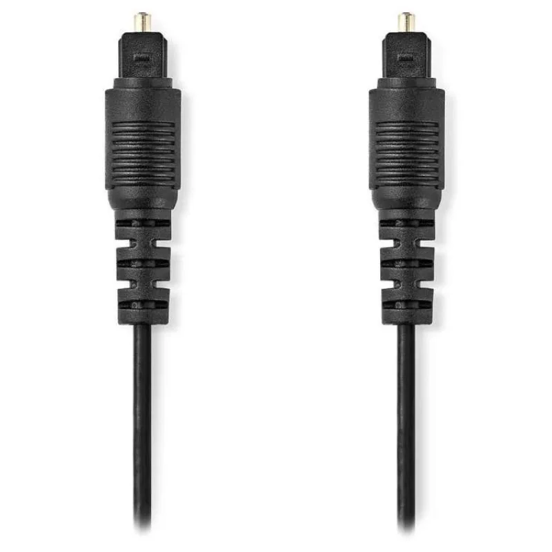 NEDIS optický audio kabel/ TosLink zástrčka - TosLink zástrčka/ černý/ bulk/ 1m (CAGL25000BK10)