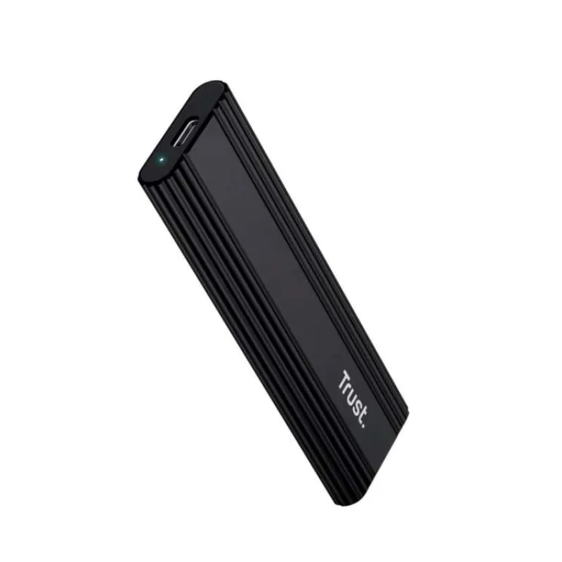 TRUST Externí box pro M.2 SSD, USB-C 3.2 Gen2, M.2 2280, černá (25806)