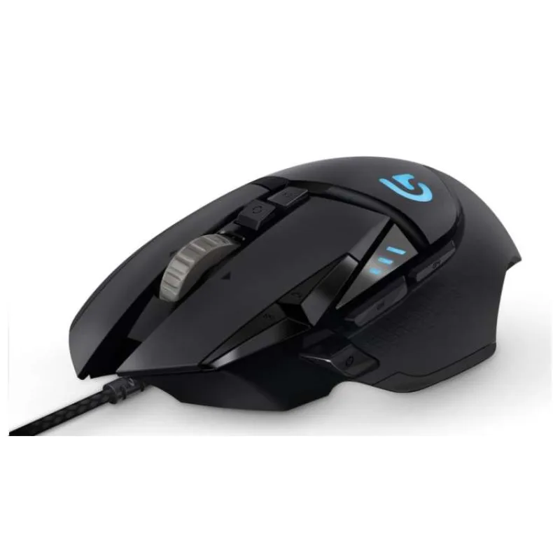 Logitech myš Gaming G502 High Performance / optická / 11 tlačítek / 16000dpi - černá (910-005470)