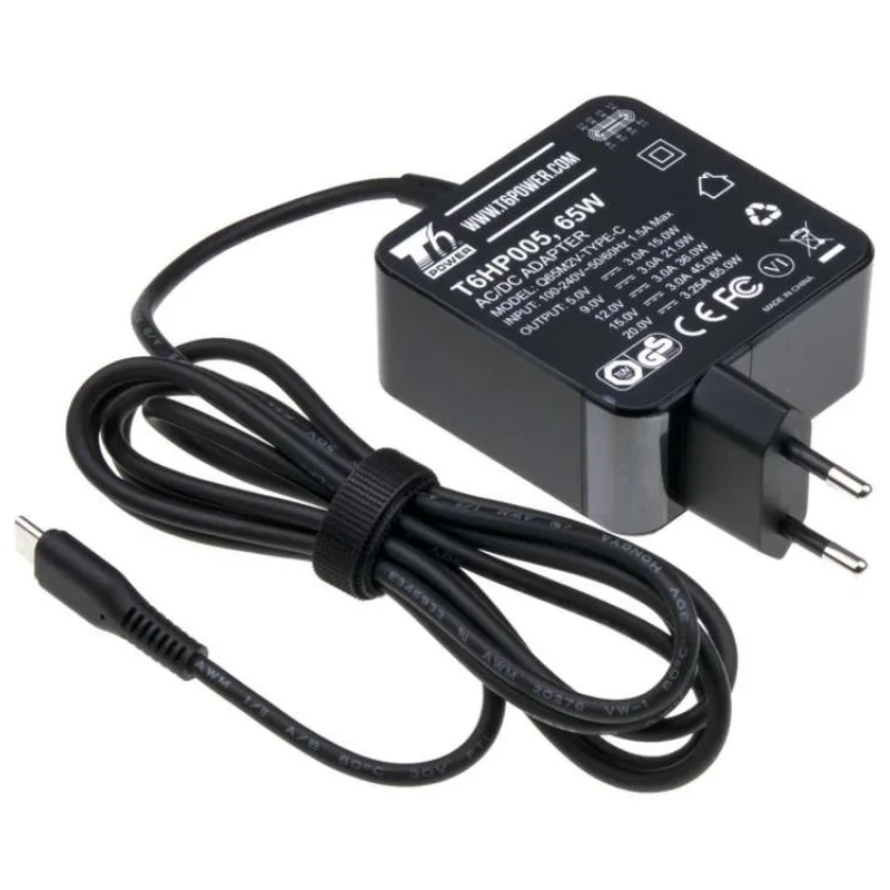 T6 Power univerzální adaptér k notebooku, 65W, USB-C (T6HP005)