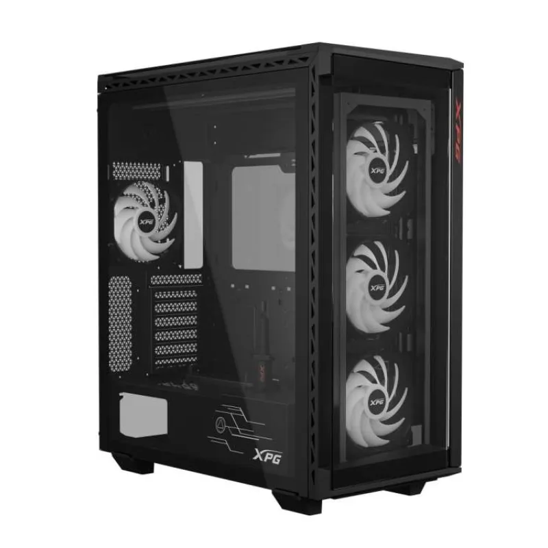 Adata XPG BATTLECRUISER II/Midi Tower/Transpar./Čierna (BATTLECRUISERIIST-BKCWW)