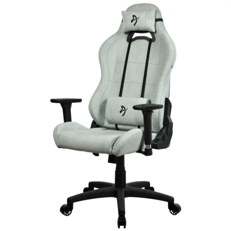 AROZZI herní židle TORRETTA Soft Fabric v2/ látkový povrch/ perlově zelená (TORRETTA-SFB-PGN)