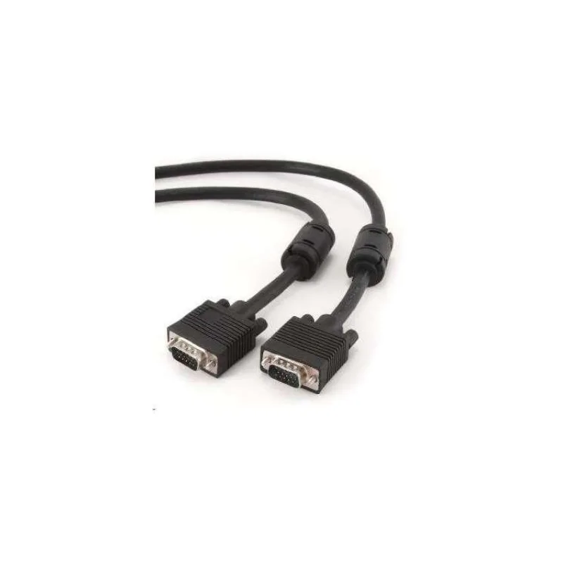 Kábel CABLEXPERT pripojný k mon 15M/15M VGA 15m tienený extra, ferrity BLACK (CC-PPVGA-15M-B)