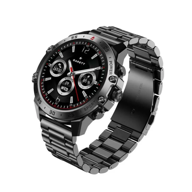 Garett Smartwatch V14 Black Steel (V14_BLK_STL)