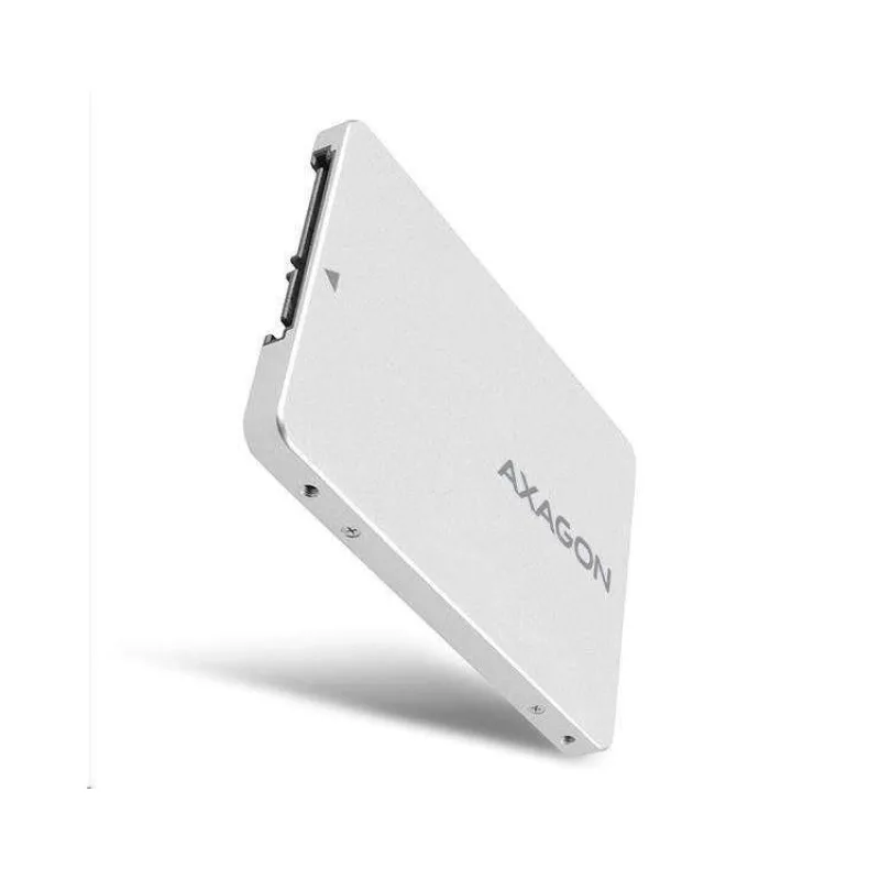 AXAGON RSS-M2SD, SATA - M.2 SATA SSD, interní 2.5" ALU box (RSS-M2SD)