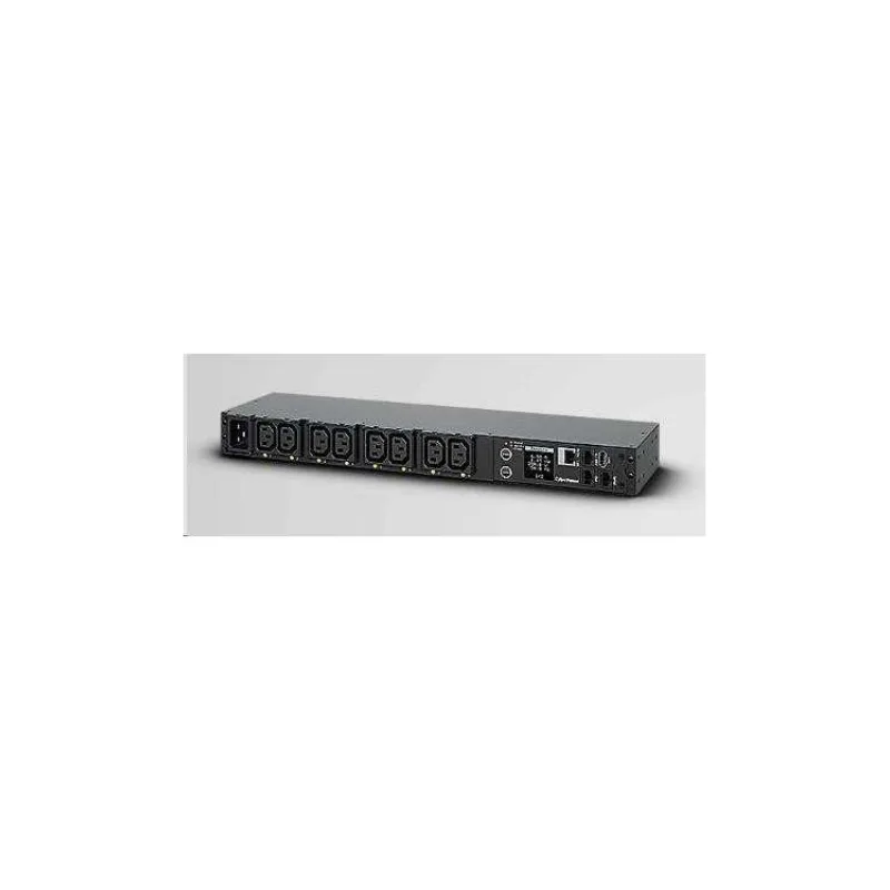 CyberPower Rack PDU, Switched, 1U, 16A, 8xC13, IEC C20 (PDU41005)