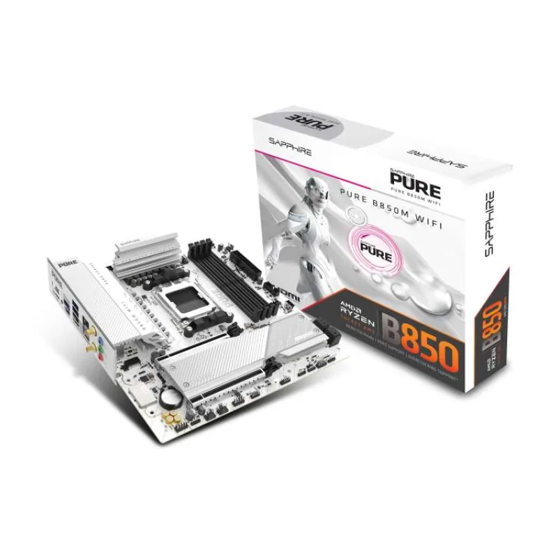 SAPPHIRE PURE B850 WIFI/AM5/mATX (52123-02-40G)