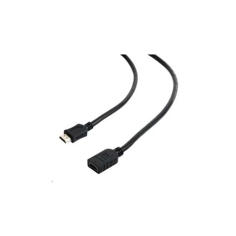 Gembird kábel HDMI (M) na HDMI (F) High speed, s Ethernetom, predlžovací, 4.5 m, čierny (CC-HDMI4X-15)