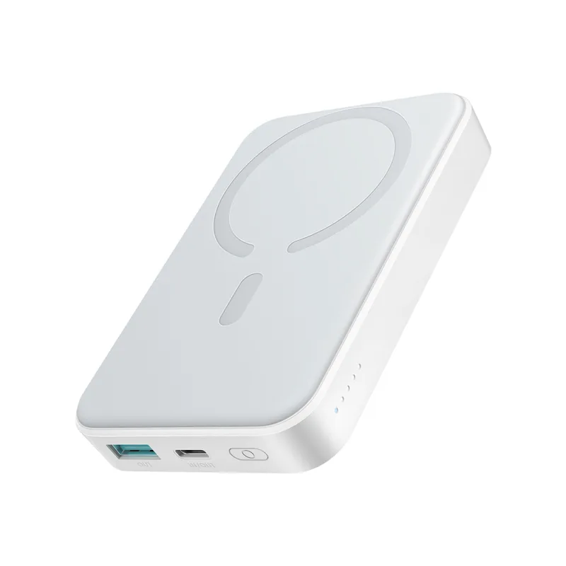 Joyroom JR-W020 Powerbanka 20W 10000mAh MagSafe + USB-C - USB-C kábel 0,25m - biely