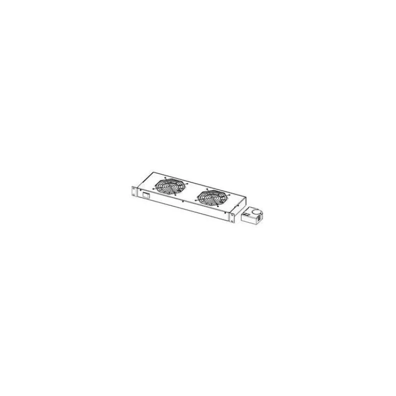 Legrand EVO Ventilacna jednotka 1U, 2x Ventilator. + TERMOSTAT (EC1U2V)