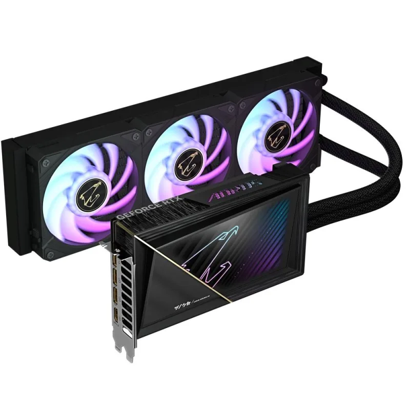 GIGABYTE VGA NVIDIA GeForce RTX 5080 XTREME WATERFORCE 16G, 16G GDDR7, …