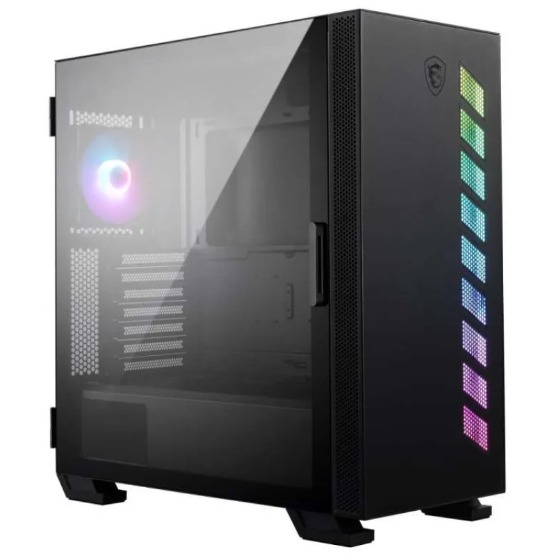 MSI skříň MAG VAMPIRIC 300R/ bez zdroje/ levé temp. sklo/ 1x 120mm ARGB fan/1x USB3.1 Type-C/2x USB3.0/ černá (306-7G19R21-809)