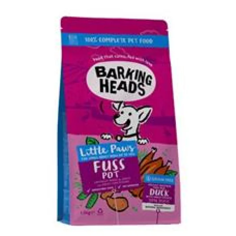 BARKING HEADS Little Paws Fuss Pot Duck 1,5 kg
