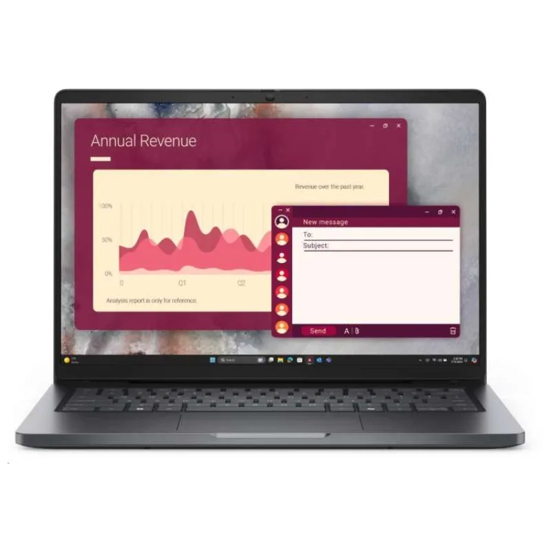 Dell Pro 14 PC14250/U7-255U/16GB/512 GB SSD/14" FHD+/IR Cam & Mic/FgrPr/3 Cell/65W/WLAN/Backlit Kb/W11 Pro/3Y ProSpt (XJH4H)