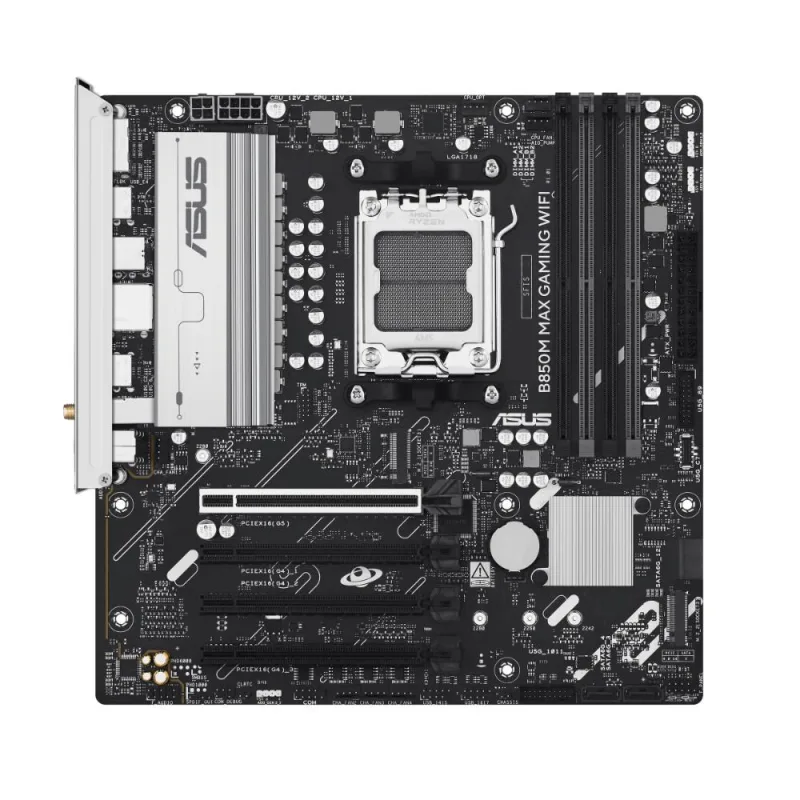 BAZAR - ASUS MB Sc AM5 B850M MAX GAMING WIFI, AMD B850, 4xDDR5, 1xDP,…