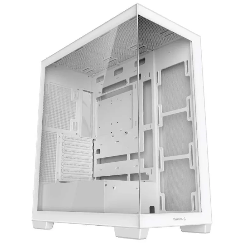 DEEPCOOL skříň CG580 4F / ATX / 4x120mm ARGB fans / 2xUSB 3.0 / panoramatická / tvrzené sklo / bílá (R-CG580-WHADA4-G-1)