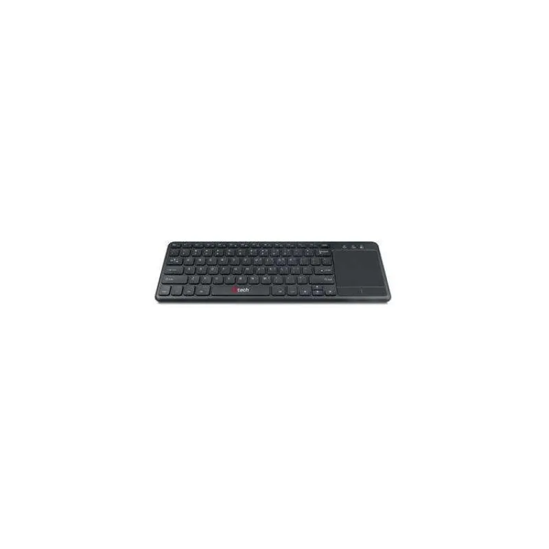 C-TECH klávesnice WLTK-01, bezdrátová klávesnice s touchpadem, černá, USB (WLTK-01)