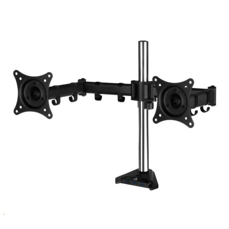 Stolný držiak ARCTIC Z2 Pro (Gen3) pre 2x LCD do 34", nosnosť 2x15 kg, 4x USB HUB, čierny (AEMNT00050A)