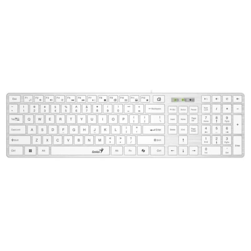 GENIUS Slimstar 126 klávesnica + Copilot biela (31310017427)