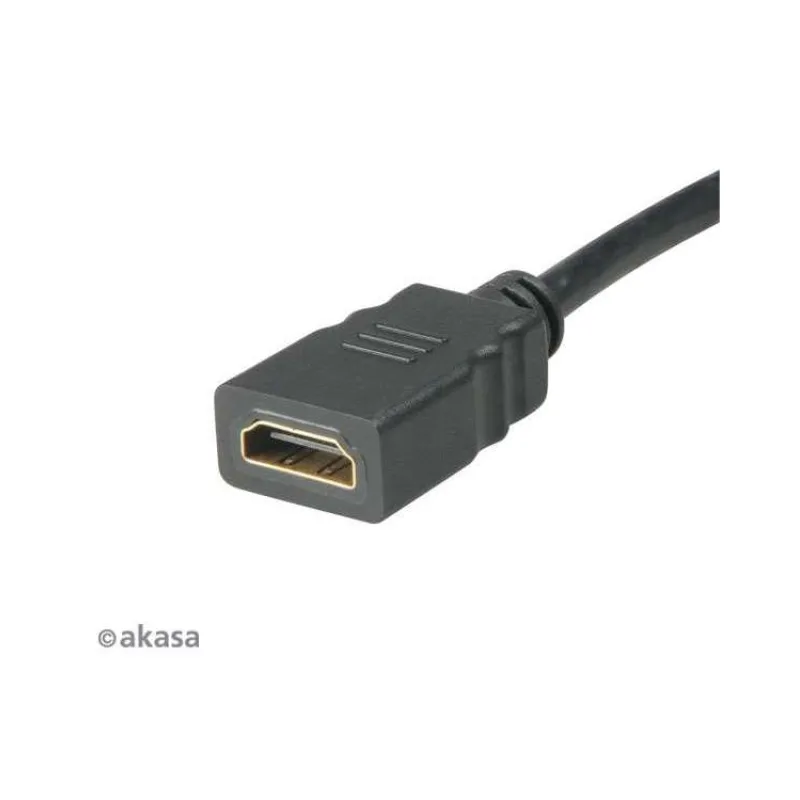 AKASA - HDMI na mini HDMI adaptér - 25 cm (AK-CBHD10-25BK)