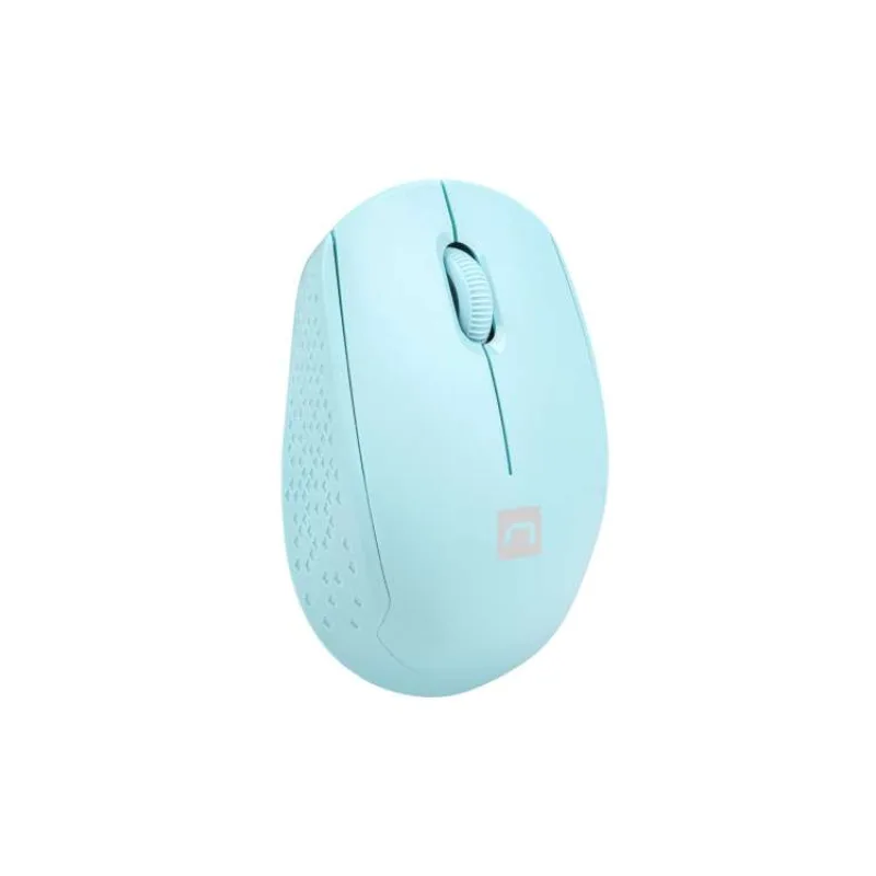 Myš Natec STORK/Kancelárska/Optická/1 600 DPI/Bezdrôtová USB/Modrá (NMY-2001)