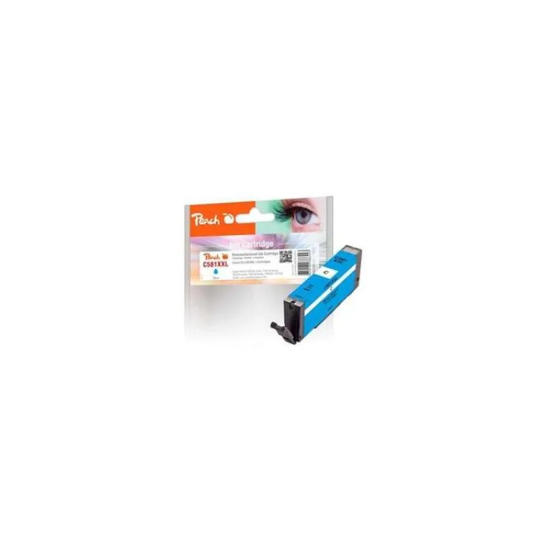 PEACH kompatibilní cartridge Canon CLI-581XXL, 1995C001, cyan, 12 ml (320670)