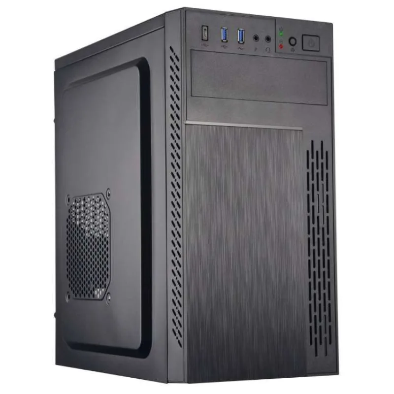 EUROCASE MidT ML M6-505B / mATX / bez zdroje / 2x USB 3.0 / USB-C / černá (P001049859506)