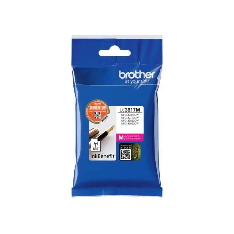 kazeta BROTHER LC-3617 Magenta MFC-J2330DW/J3530DW/J3930DW (550 str.) (LC3617M)