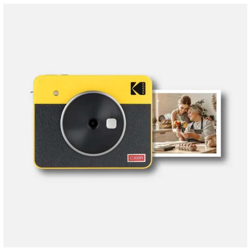 KODAK instantní fotoaparát Mini Shot 3 Retro C300R žlutá (KOCAMC300RY)