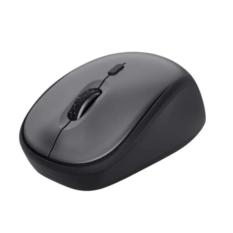 TRUST YVI+/Kancelárska/Optická/Pre pravákov/1 600 DPI/Bezdrôtová USB/Čierna (24549)