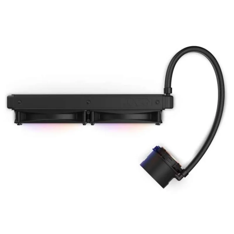 NZXT vodní chladič Kraken 280 RGB / 2x140mm fan / 4-pin PWM / LCD disp. / 6 let (RL-KR280-B1)