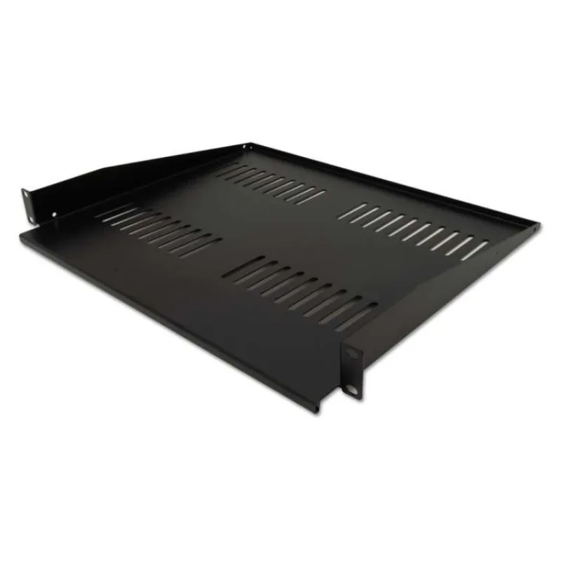 XtendLan Police 400mm, univerzal, 1U, 25kg nosnost, černá, předsunutá (CPOLIC1U40-B-P)
