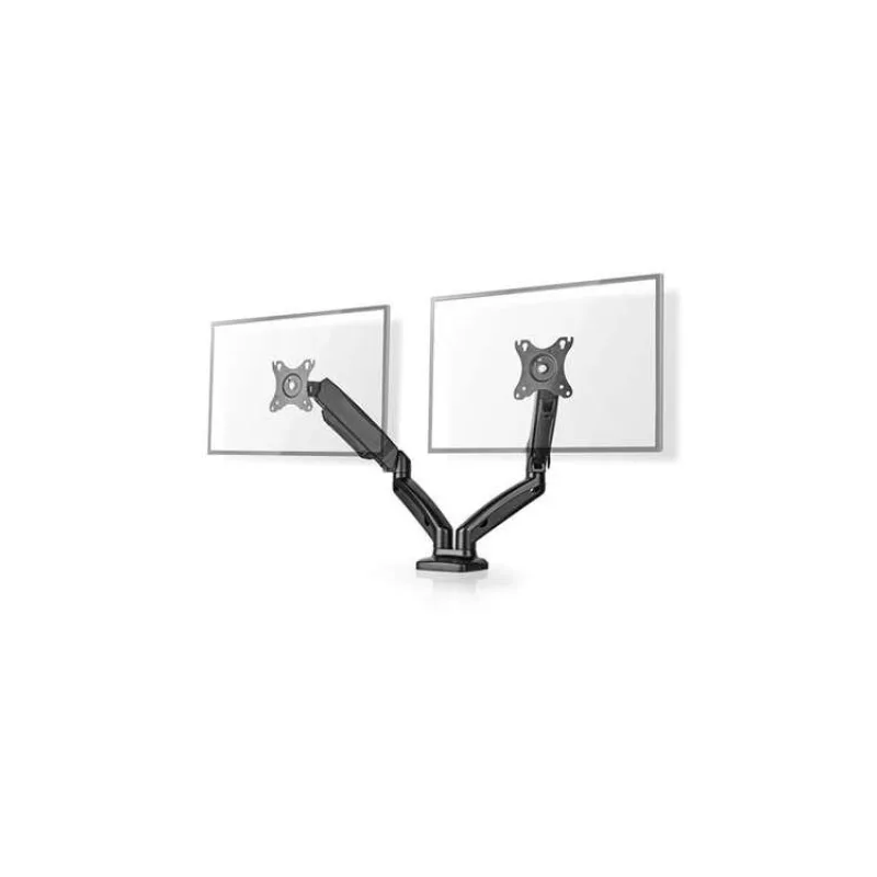 Nedis MMDOSGS110BK - Full Motion Stojan Monitoru | Plynová Pružina | 2 Obrazovky | 15 - 32 " | 75x75 / 100x100 (MMDOSGS110BK)