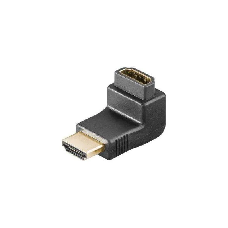 PremiumCord Adapter HDMI M/F zahnutý do pravého úhlu 90° - opačný (kphdma-16)