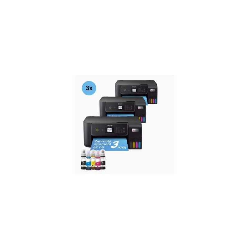 MFP "ecoTANK" ITS farebné atramentové EPSON L3280, A4, USB, WiFi, iPrint, LCD (C11CJ66426)