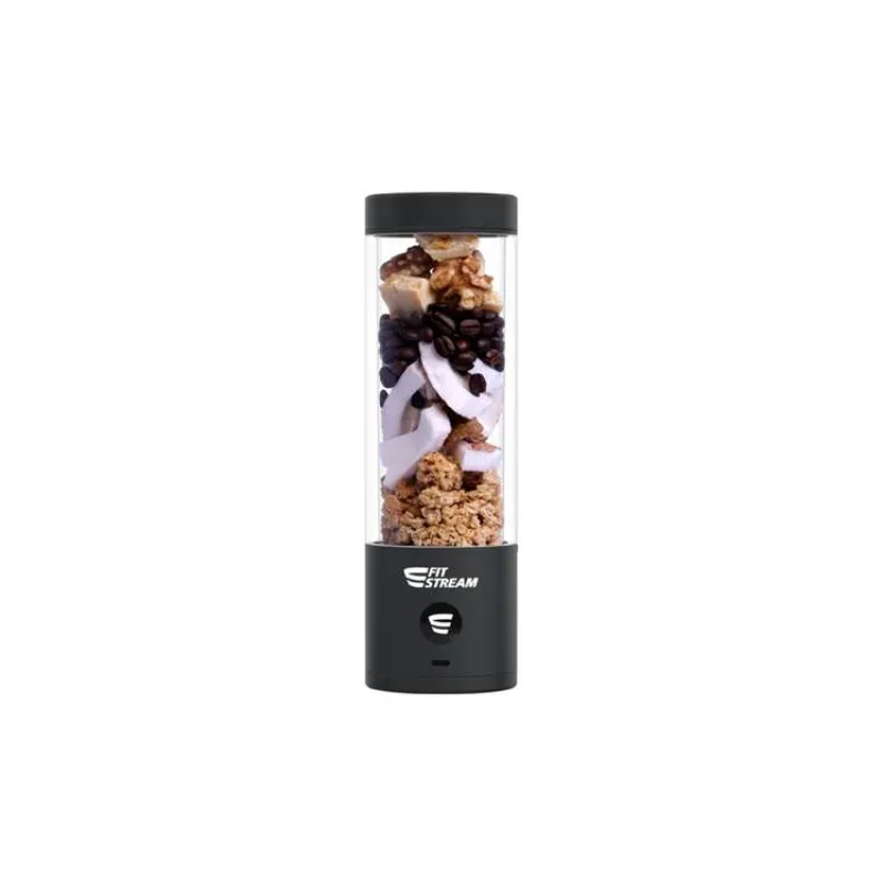 FitStream Pro Black, prenosný, USB nabíjatelný mixér (FitStreamPRO-Black)