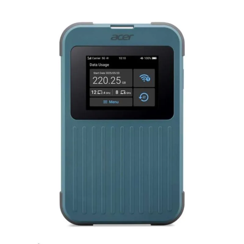Acer Connect M4 5G with 20GB - 5G&LTE dual connectivity mobile WiFi hotspot router (FF.G2ZTA.002)