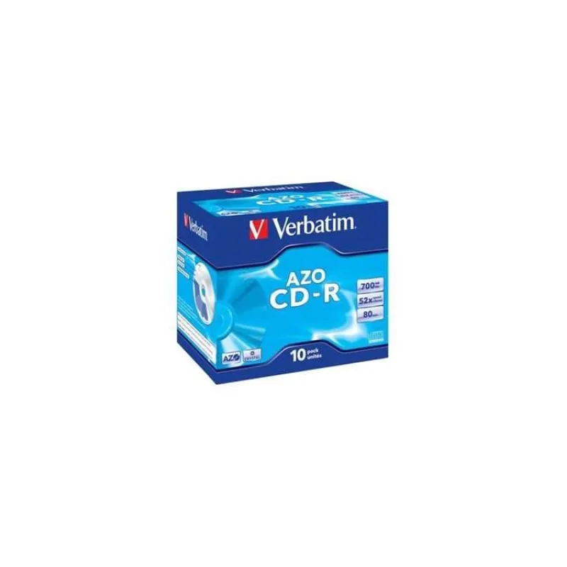 VERBATIM CD-R AZO 700MB, 52x, jewel case 1 ks (43326)