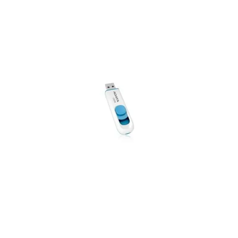 ADATA Flash Disk 64GB C008, USB 2.0 Klasická, biela (AC008-64G-RWE)