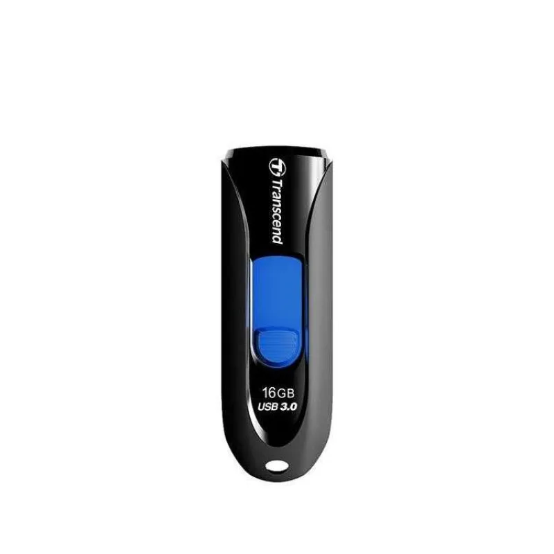 TRANSCEND USB Flash disk 16GB JetFlash®790, USB 3.1 (R:90/W:12 MB/s) čierna/modrá (TS16GJF790K)