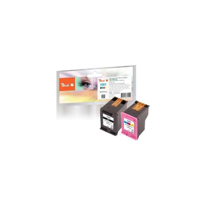 PEACH kompatibilní cartridge HP No 301 MultiPack, black, color (319209)