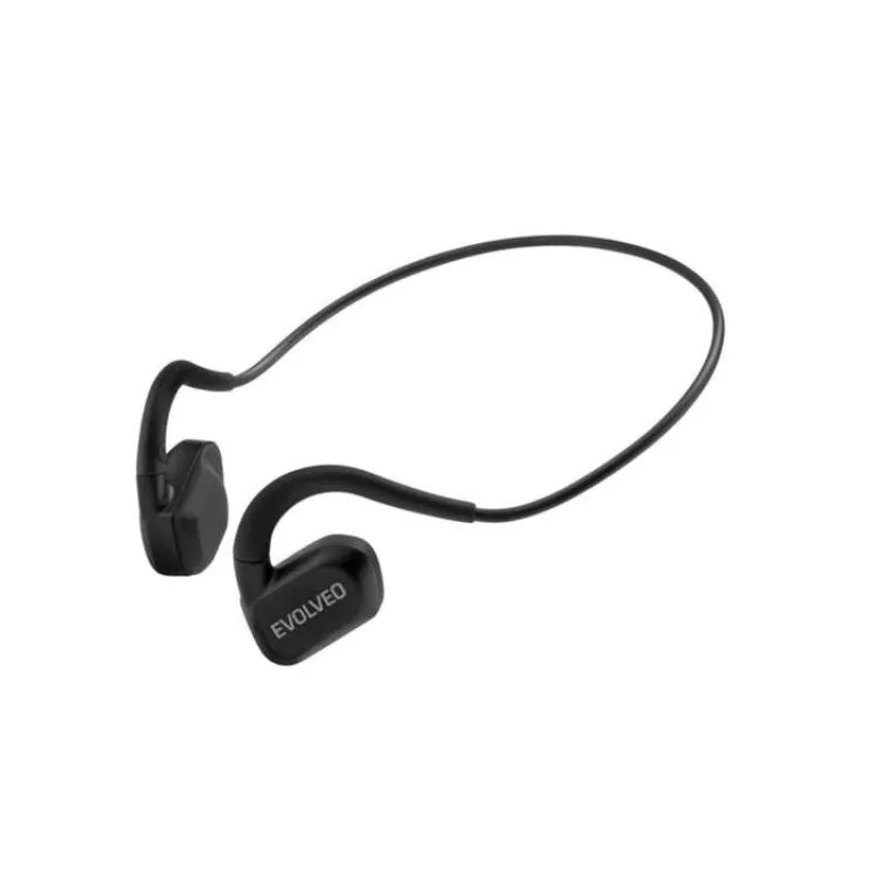 EVOLVEO bezdrátová sluchátka BonePro MP3 32GB, na lícní kosti,černá (BONEPRO-BK)
