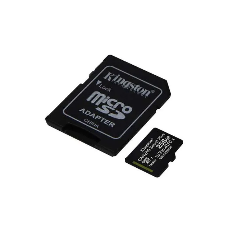 Kingston Canvas Select Plus/Micro SDXC/256GB/UHS-I U1 / Class 10/+ Adaptér (SDCS3/256GB)