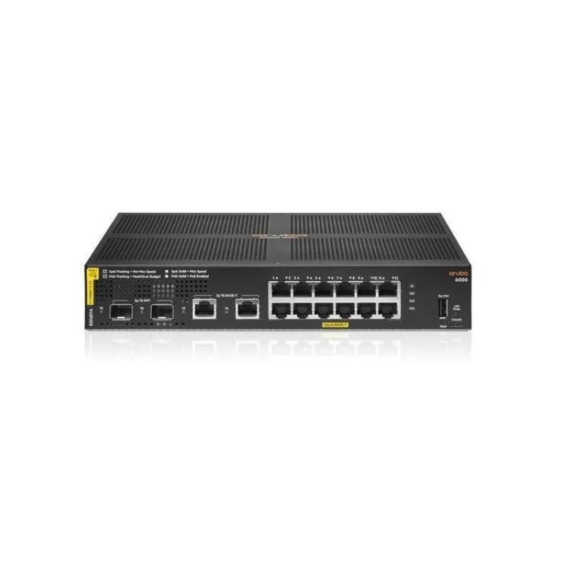 Aruba 6000 12G CL4 2SFP 139W Swch (R8N89A#ABB)