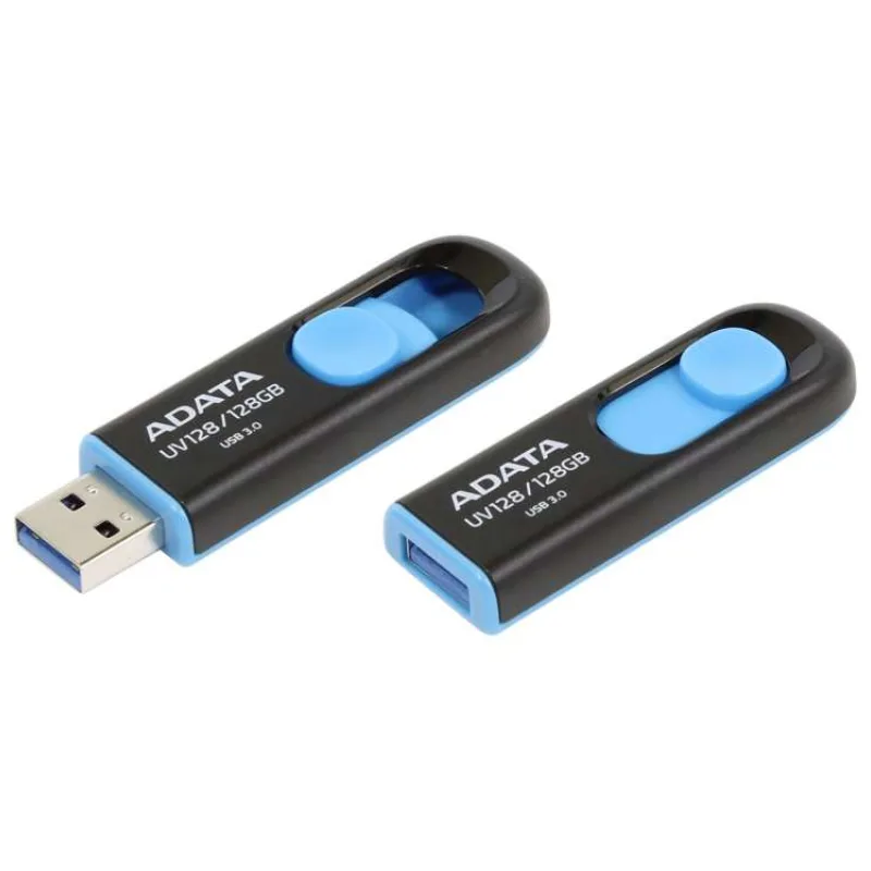 ADATA UV128/128GB/USB 3.2/USB-A/Modrá (AUV128-128G-RBE)