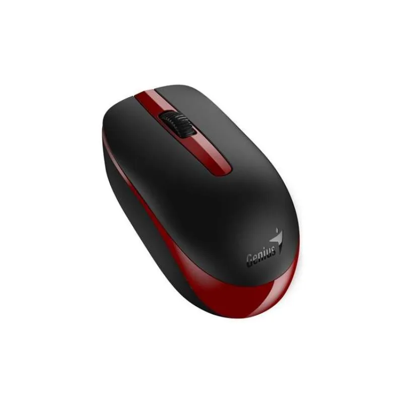 GENIUS NX-7007 Myš, bezdrátová, optická, 1200dpi, 3 tlačítka, Blue-Eye senzor, USB, černo-červená (31030026401)